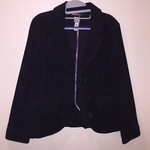 Black corduroy blazer/jacket